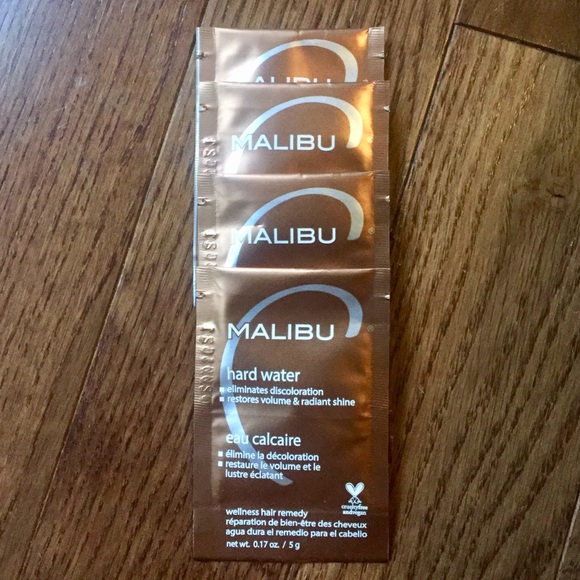 NEW! 4 Malibu C Hard Water Stain Remover Packets - Picture 6 of 12